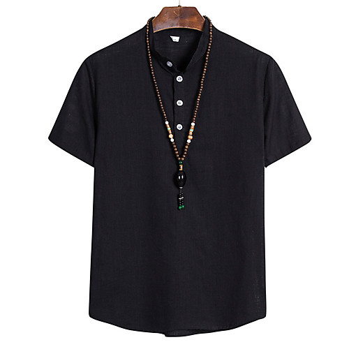 

Men's Daily Basic Shirt - Solid Colored Yellow
