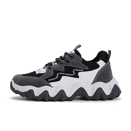 

Men's Mesh Spring / Fall Casual Athletic Shoes White / Black / Gray