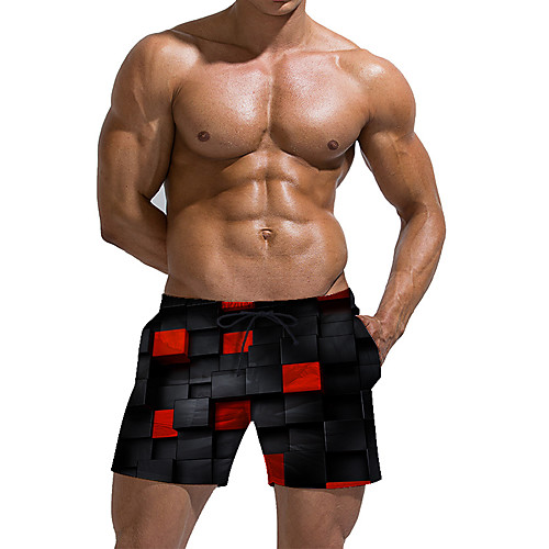

Men's Sporty / Exaggerated Sweatpants / Shorts Pants - Plaid / Checkered / 3D Print Sporty / Print Black US32 / UK32 / EU40 US34 / UK34 / EU42 US36 / UK36 / EU44