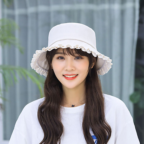 

Hiking Hat Fishing Hat Fisherman Hat Hat 1 PCS Portable Sunscreen UV Resistant Breathable Cotton Autumn / Fall Spring Summer for Women's Camping / Hiking Hunting Fishing Dark Gray Champagne Khaki