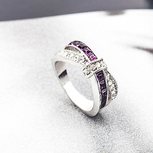 

Women's Ring 1pc Silver Alloy Elegant Holiday European Festival Jewelry