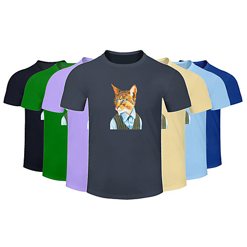 

Men's Women's Cotton Running T-Shirt Workout Shirt Round Neck Running Active Training Jogging Breathable Quick Dry Moisture Wicking Sportswear Dog Plus Size Tee / T-shirt Top Short Sleeve Activewear