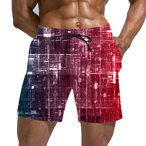 

Men's Sporty / Exaggerated Sweatpants / Shorts Pants - Geometric Pattern / 3D Print Sporty / Print Rainbow US32 / UK32 / EU40 US34 / UK34 / EU42 US36 / UK36 / EU44