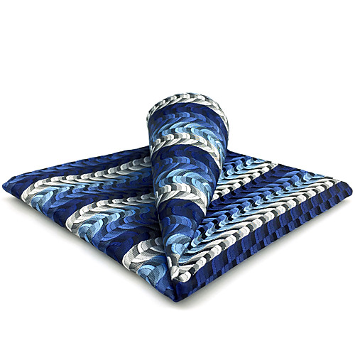 

Men's Party / Work / Basic Pocket Squares - Striped / Jacquard