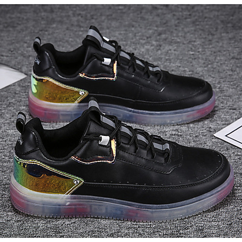 

Unisex Faux Leather Spring & Summer Casual Sneakers Pink / Green / Black