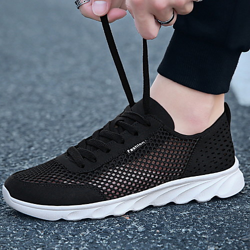 

Men's Mesh Summer Sandals Non-slipping Blue / White / Black