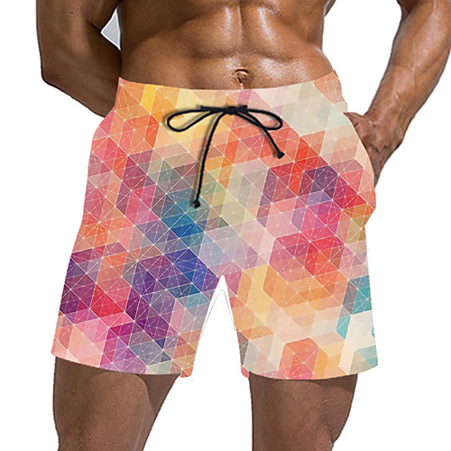 

Men's Sporty / Exaggerated Sweatpants / Shorts Pants - Geometric Pattern / 3D Print Sporty / Print Rainbow US32 / UK32 / EU40 US34 / UK34 / EU42 US36 / UK36 / EU44