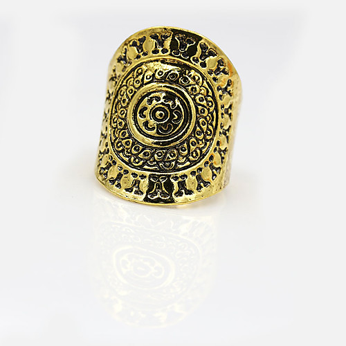 

Women's Ring 1pc Rose Gold Yellow Orange Alloy Elegant Holiday European Festival Jewelry