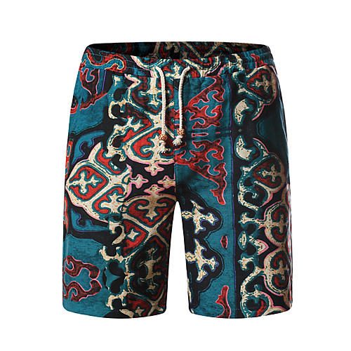 

Men's Basic Shorts Pants - Patterned Green US36 / UK36 / EU44 US38 / UK38 / EU46 US40 / UK40 / EU48