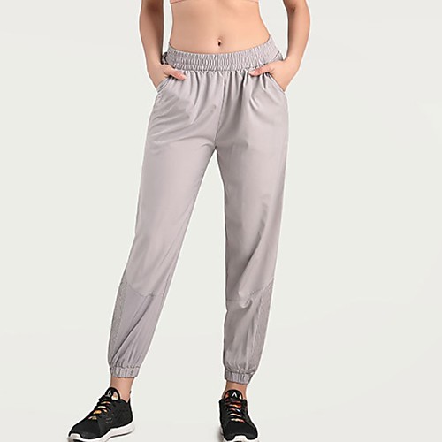 

Women's Basic Jogger Pants - Solid Colored Black Gray S M L