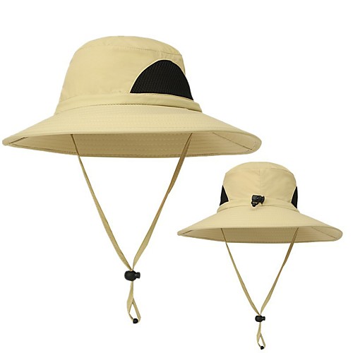 

Hiking Hat Hiking Cap Fishing Hat Hat 1 PCS Portable Sunscreen UV Resistant Breathable Solid Color Polyester Autumn / Fall Spring Summer for Men's Women's Camping / Hiking Hunting Fishing Pink Grey