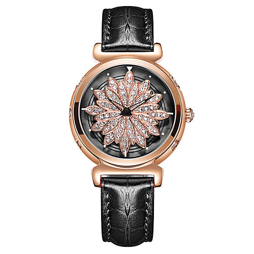 

Quartz Watches Luxury Fashion Genuine Leather Japanese Quartz Red Green Black Water Resistant / Waterproof 30 m Analog One Year Battery Life
