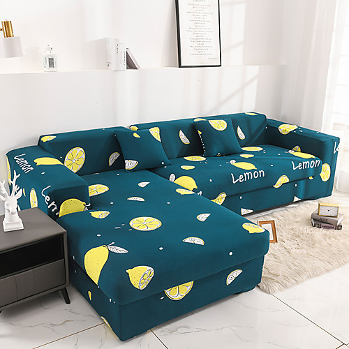 

Nordic Simple Style Black Printing Elastic Sofa Cover Stretchable Combination Sofa Cover