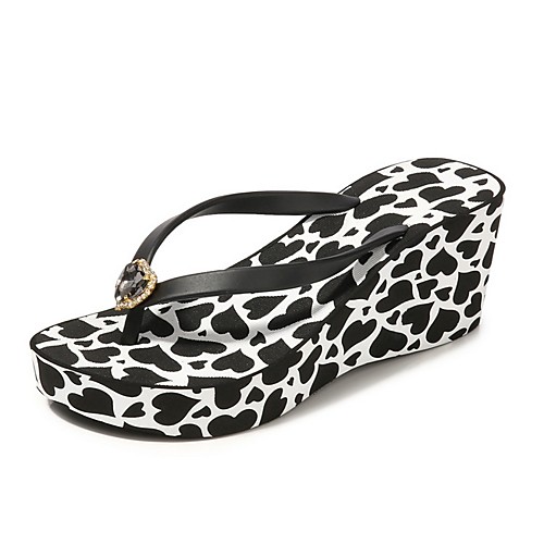 

Women's Slippers House Slippers Stylish / Casual PVC Leather Shoes
