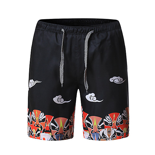 

Men's Basic Shorts Pants - Print Floral Black US32 / UK32 / EU40 US34 / UK34 / EU42 US38 / UK38 / EU46