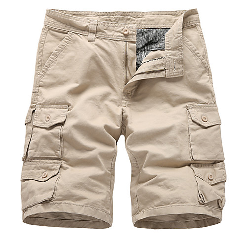 

Men's Hiking Shorts Hiking Cargo Shorts Outdoor Breathable Quick Dry Sweat-wicking Comfortable Shorts Bottoms Hunting Fishing Climbing Army Green Grey Khaki 30 32 34 36 38 Standard Fit