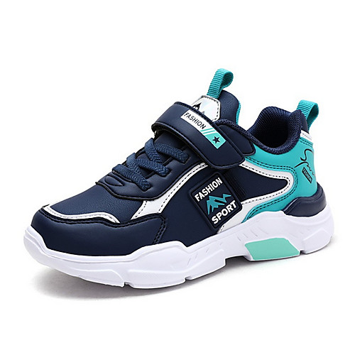 

Boys' Comfort PU Trainers / Athletic Shoes Big Kids(7years ) Blue / Black / Gray Winter