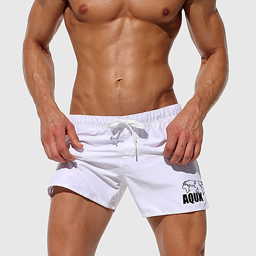 

Men's Basic Light Blue Yellow Orange Swim Trunk Beach board shorts Swimwear Swimsuit - Solid Colored M L XL Light Blue