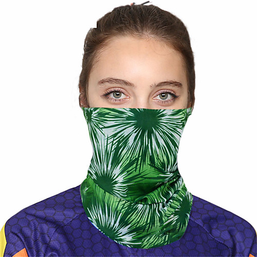 

Women's Bandana Balaclava Neck Gaiter Neck Tube UV Resistant Quick Dry Lightweight Materials Cycling Polyester for Men's Women's Adults / Pollution Protection / Floral Botanical Sunscreen / High Breat