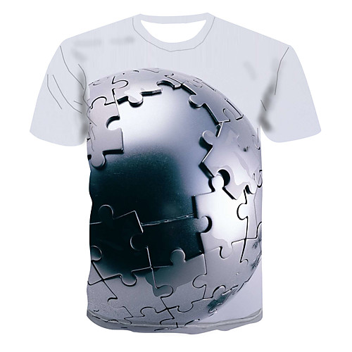 

Men's Daily Basic T-shirt - 3D White