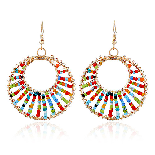 

Women's Couple's Hoop Earrings Circle Wedding Birthday Star Rococo Romantic Sweet Cute Stainless Steel Earrings Jewelry Red For Halloween Date Birthday Beach Festival 1 Pair / Sunflower