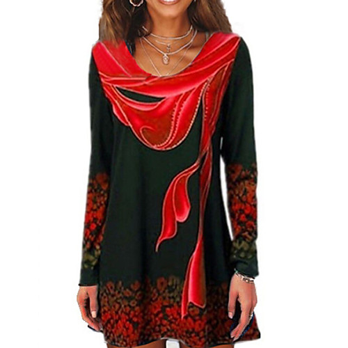 

Women's Daily T-shirt - Geometric Blue