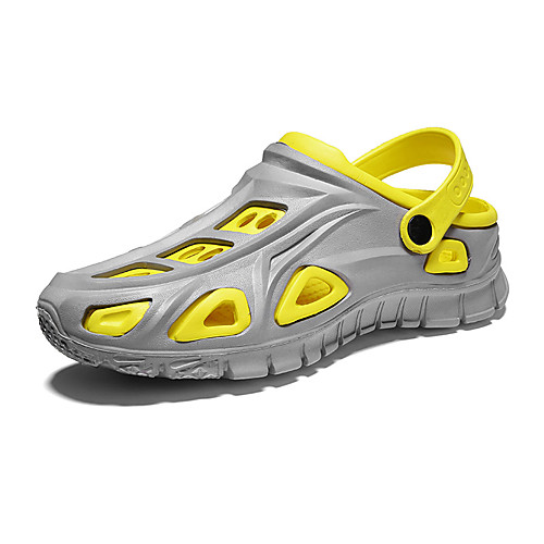 

Men's EVA(ethylene-vinyl acetate copolymer) Fall / Spring & Summer Casual Sandals Breathable Color Block Yellow / Blue / Black