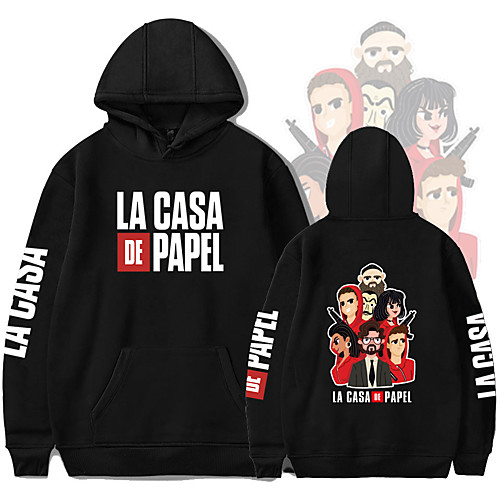 

Inspired by la casa de papel Dali Cosplay Costume Hoodie Pure Cotton Print Printing Hoodie For Men's / Women's