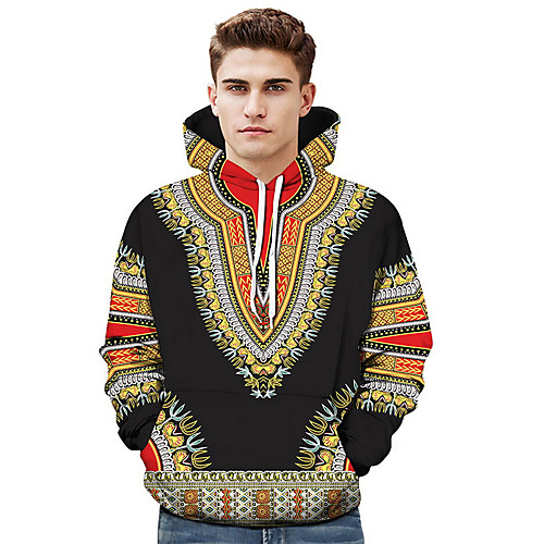 

Men's Basic Hoodie - Print Black US32 / UK32 / EU40