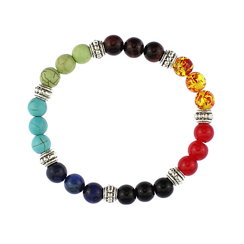 

Women's Bracelet Classic Wedding Birthday Vintage Theme European Trendy Casual / Sporty Ethnic French Alloy Bracelet Jewelry Rainbow For Date Festival
