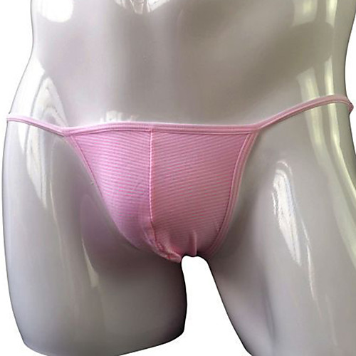 

Men's Basic G-string Underwear - Normal Low Waist Blushing Pink One-Size