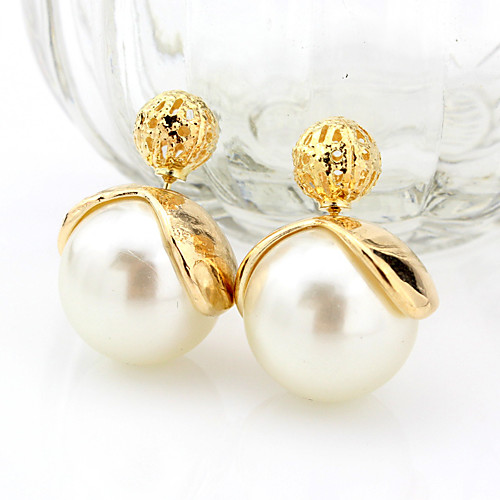 

Women's Earrings Holiday Wedding Birthday Romantic Earrings Jewelry Gold For Date Street Festival 1 Pair