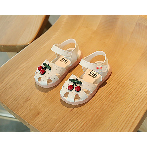 

Girls' Comfort PVC Sandals Toddler(9m-4ys) Pink / White Spring