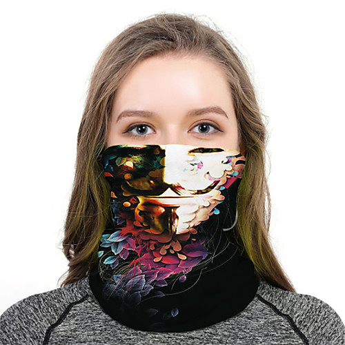 

Men's Active / Basic Infinity Scarf / Mask / Balaclavas - Print / Color Block