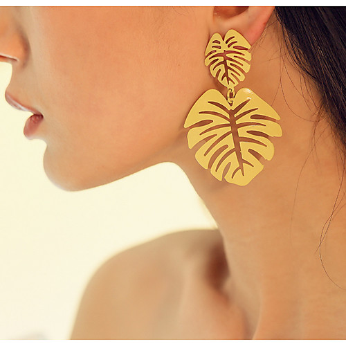 

Women's Earrings Geometrical Precious Earrings Jewelry Yellow / Fuchsia / Pink For Daily