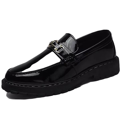 

Men's PU Spring & Summer Casual Loafers & Slip-Ons Non-slipping Black