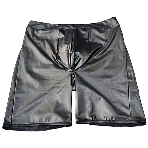 

Men's Cut Out Boxers Underwear - Normal Low Waist Black One-Size