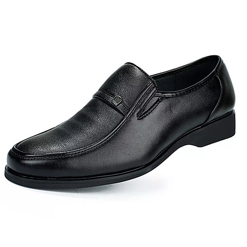 

Men's PU Spring & Summer Casual Loafers & Slip-Ons Non-slipping Black