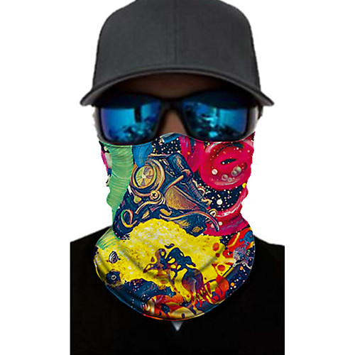 

Neck Gaiter Pollution Protection Quick Dry Ultraviolet Resistant Rainbow Balaclavas Bandana for Adults' Road Cycling Hiking Cycling