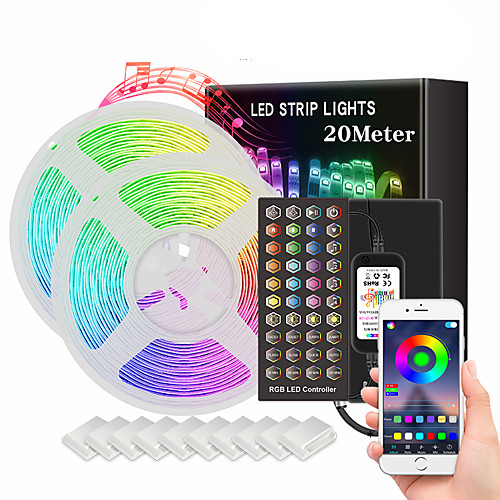 

20m Flexible LED Light Strips 360 LEDs SMD5050 Multi Color Decorative / TV Background 12 V