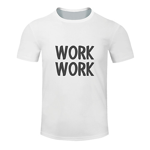 

Men's Running T-Shirt Workout Shirt Round Neck Running Walking Jogging Breathable Moisture Wicking Soft Sportswear Funny Plus Size Tee / T-shirt Top Short Sleeve Activewear Micro-elastic