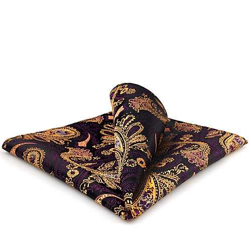 

Men's Party / Work / Basic Pocket Squares - Paisley / Jacquard