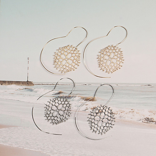 

Women's Earrings Holiday Wedding Birthday Romantic Earrings Jewelry Gold / Silver For Date Street Festival 1 Pair