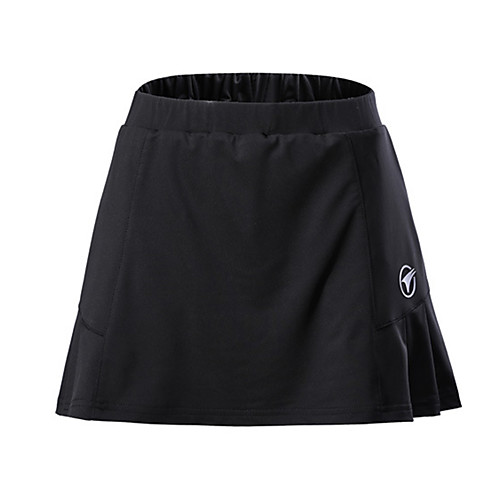 

Women's Tennis Badminton Table Tennis Skirt Solid Color Breathable Quick Dry Soft Autumn / Fall Spring Summer Sports Outdoor / High Elasticity