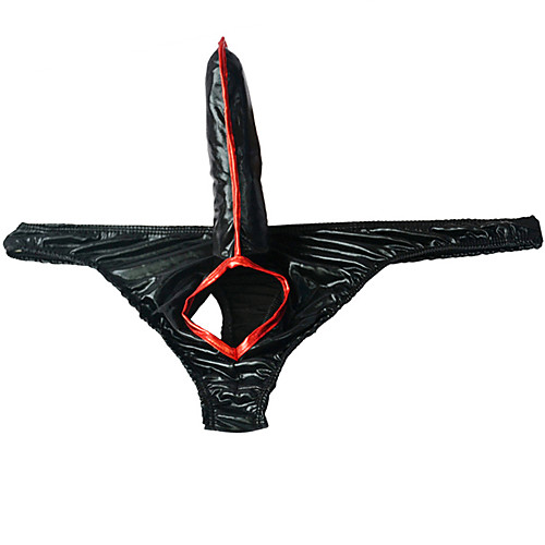 

Men's Cut Out G-string Underwear - Normal Low Waist Purple Gold Black M L XL