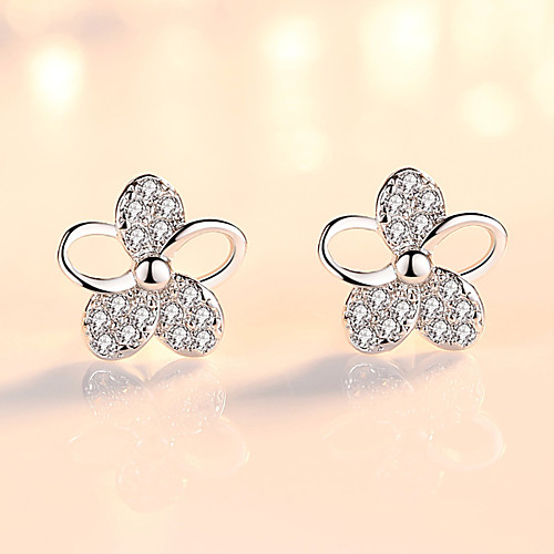 

Women's Stud Earrings Earrings Classic Fashion Leaf Punk Trendy Romantic Sweet Cute Imitation Pearl Earrings Jewelry Silver For Gift Date Street Birthday Festival 1 Pair