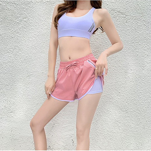 

Women's Basic Shorts Pants - Solid Colored Blushing Pink Green Blue S M L