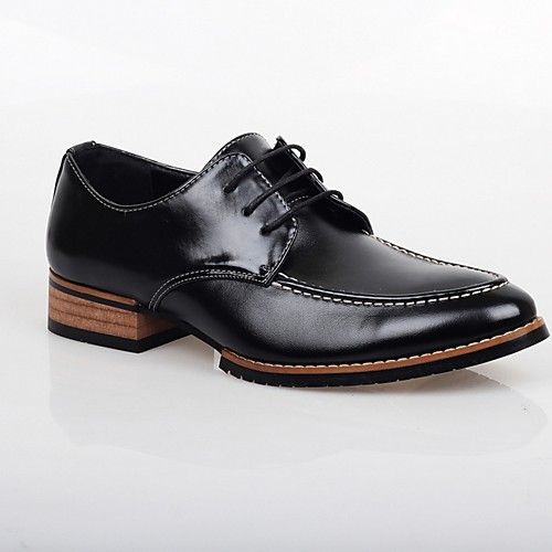 

Men's PU Spring & Summer British Oxfords Red / Blue / Black