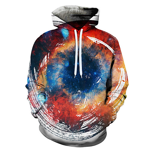 

Men's 3D Print / Casual Hoodie - 3D / Cartoon / Character Rainbow US32 / UK32 / EU40