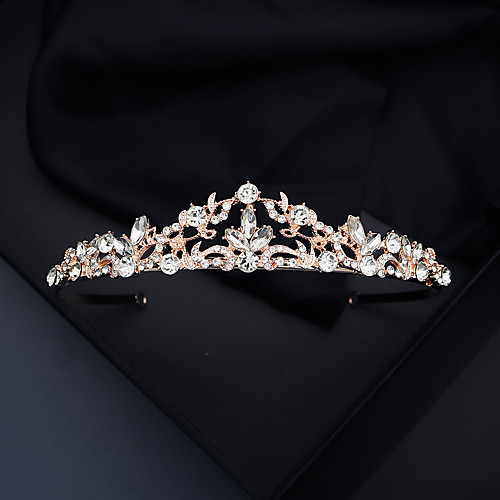 

Women's For Wedding Anniversary Gift Formal Rhinestone Alloy Golden 1pc